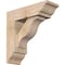 Ekena Millwork Funston Traditional Smooth Bracket w/ Offset Brace, Douglas Fir, 5 1/2"W x 16"D x 16"H BKT0604X16X16FST01SDF - alternate 1